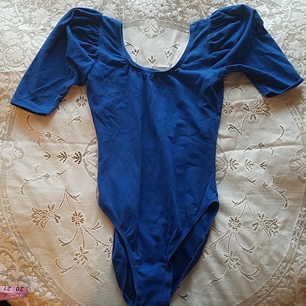 Vintage 80s jazzercise leotard